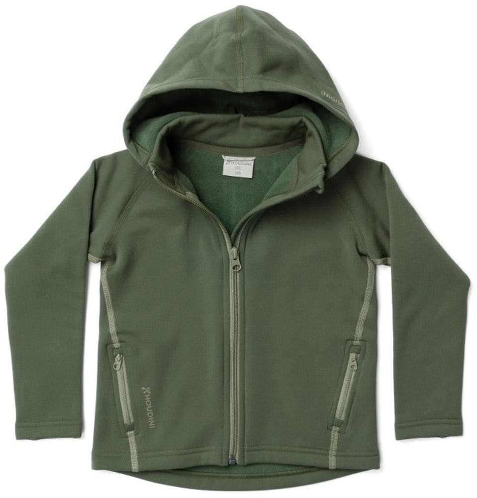 Kids Power Houdi lasten fleecepaita, Willow Green, view: 0
