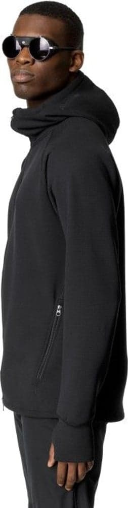 Mono Air Houdi fleecetakki, musta, view: 3