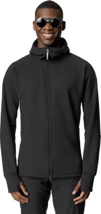 Mono Air Houdi fleecetakki, musta - view: 2