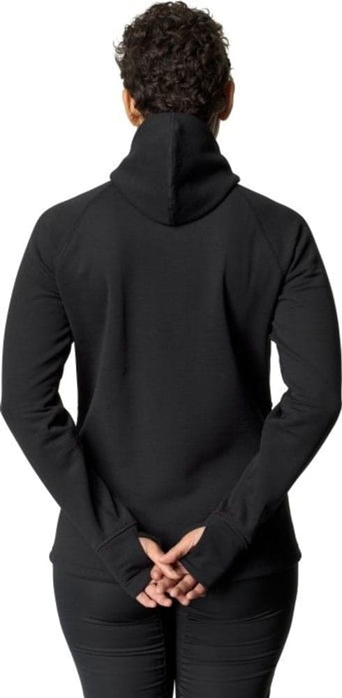 Mono Air Houdi naisten fleecetakki, musta, view: 2
