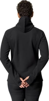 Mono Air Houdi naisten fleecetakki, musta - view: 2