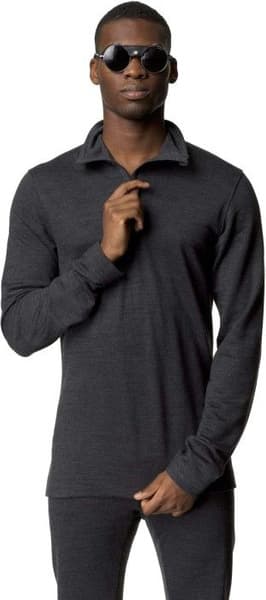 Wander Half Zip aluskerrastopaita, musta, view: 1