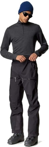 Wander Half Zip aluskerrastopaita, musta, view: 3