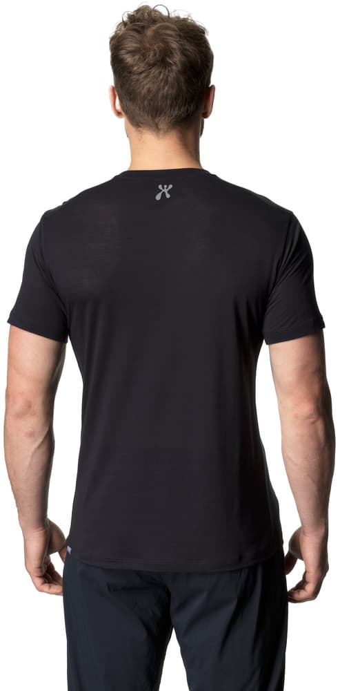 Tree Message Tee t-paita, musta, view: 2