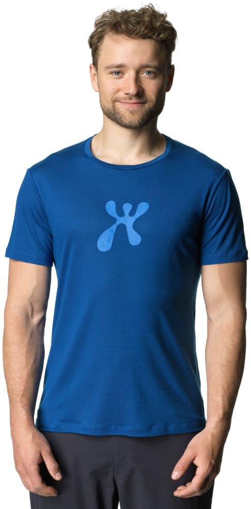 Tree Message Tee t-paita, sininen, view: 1