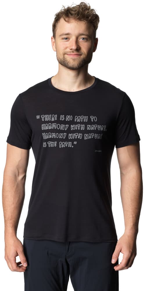 Tree Message Tee t-paita, musta, view: 0