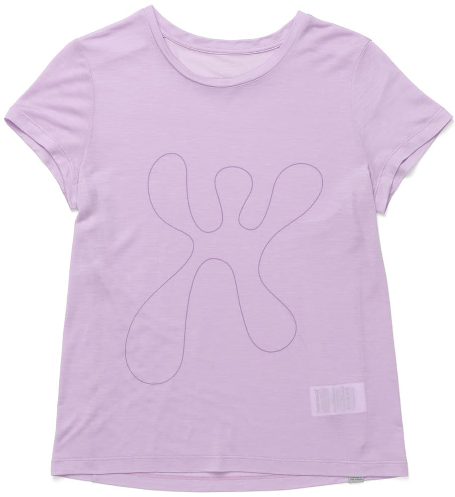 Tree Message Tee naisten t-paita, liila, view: 0