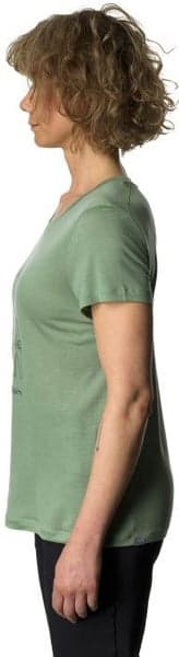 Tree Message Tee naisten t-paita, vaaleanvihreä, view: 2