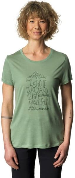 Tree Message Tee naisten t-paita, vaaleanvihreä, view: 1