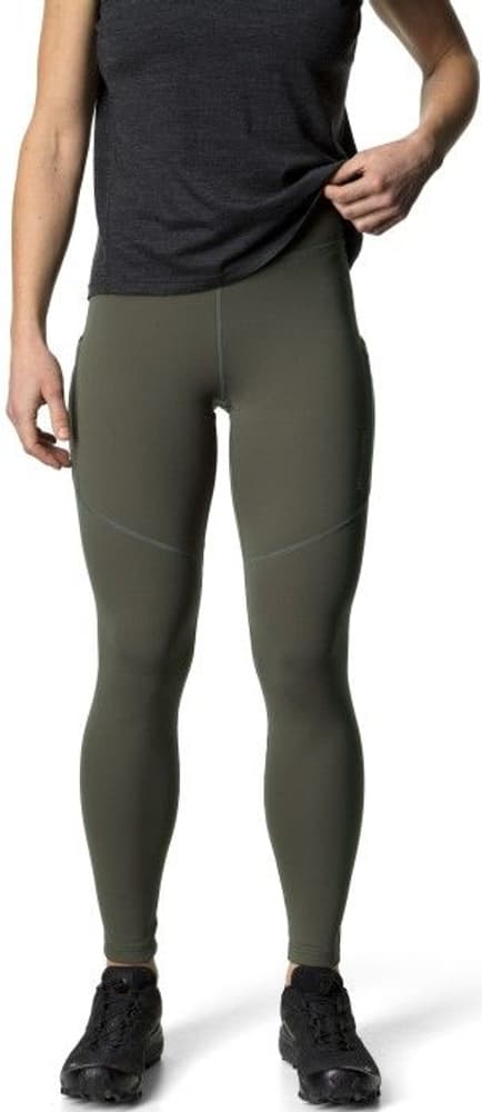 Adventure Tights naisten trikoot, vihreä, view: 1