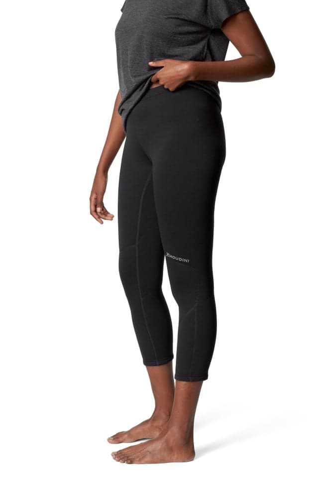 W's Drop Knee Power Tights True Black, view: 3