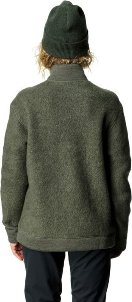 Alto Half Zip Merino Mix naisten merinopaita, vihreä, view: 2
