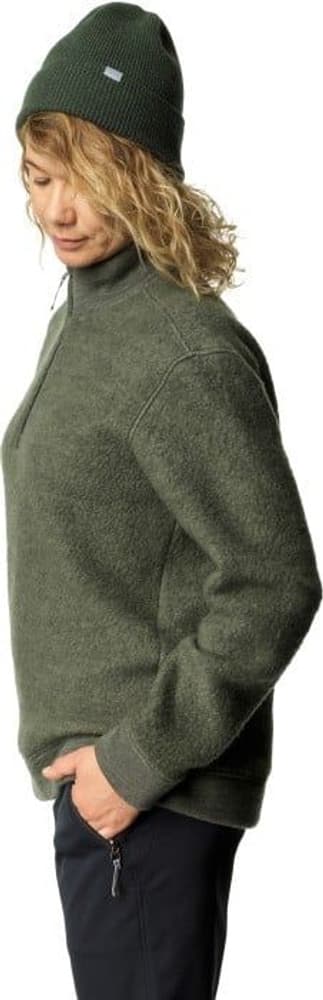 Alto Half Zip Merino Mix naisten merinopaita, vihreä, view: 1