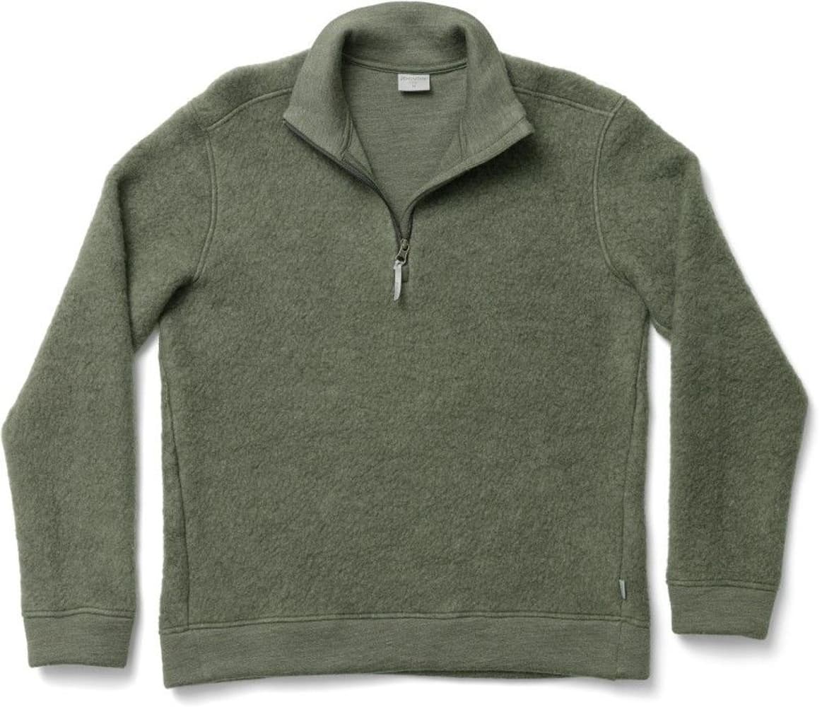 Alto Half Zip Merino Mix naisten merinopaita, vihreä, view: 3