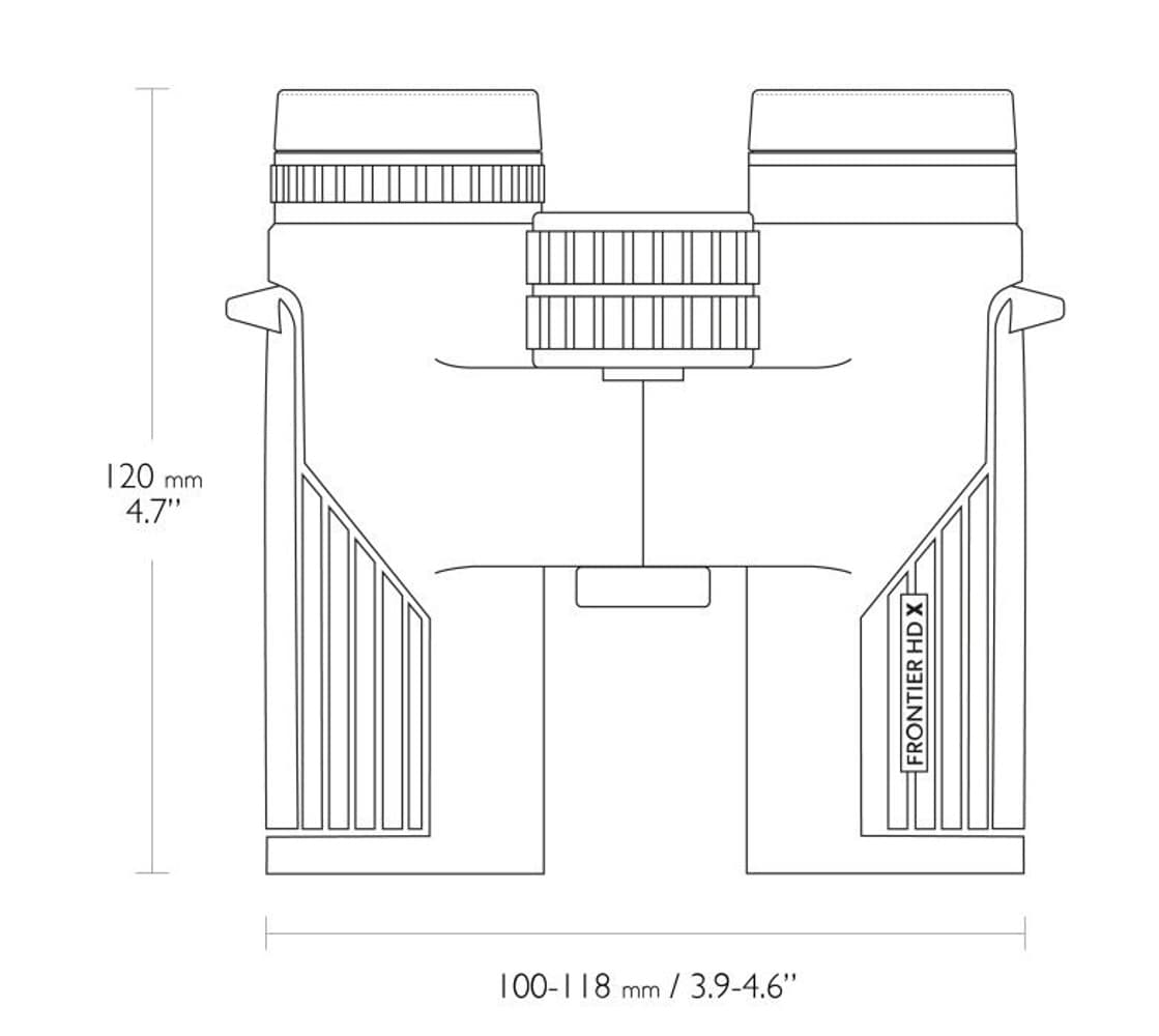 Frontier ED X 8x32 Harmaa, view: 2