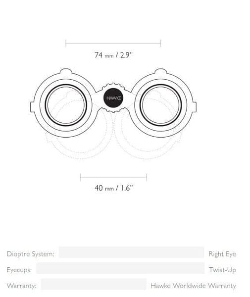 Endurance ED 10X25 katselukiikarit, vihreä, view: 2