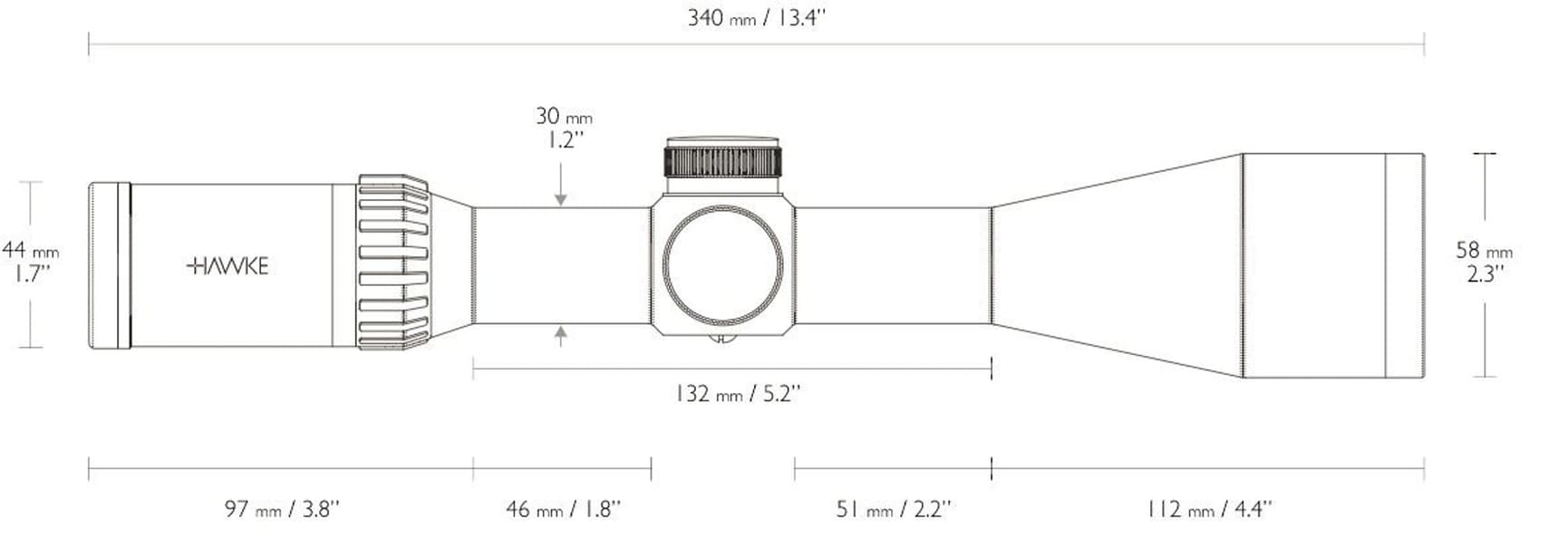 Endurance 30WA 2.5-10x50LR Dot Valaistu, view: 2