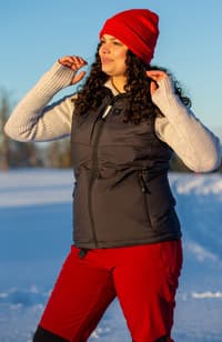 Heated Outdoor Vest naisten lämpöliivi, Black - view: 3