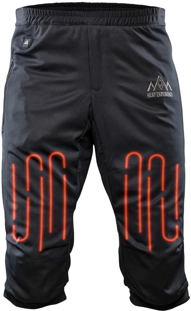 Heated Knee Pants Unisex lämpöshortsit, musta, view: 2