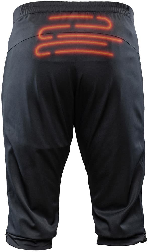 Heated Knee Pants Unisex lämpöshortsit, musta, view: 3