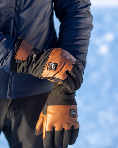 Heated Outdoor Gloves Unisex lämpöhanskat, musta, view: 4