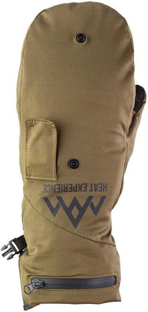 Heated Hunt Pullover Mittens Unisex lämpökintaat metsästykseen, maastonvihreä, view: 0
