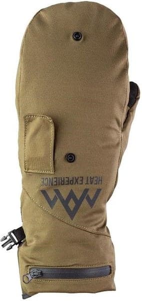 Heated Hunt Pullover Mittens Unisex lämpökintaat metsästykseen, maastonvihreä, view: 0