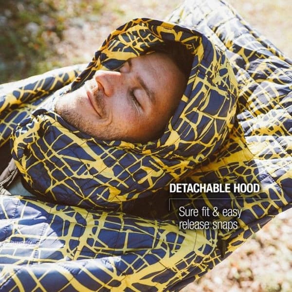 Toasty lämpöviltti retkituoliin, musta (Sunset/Beach), view: 5