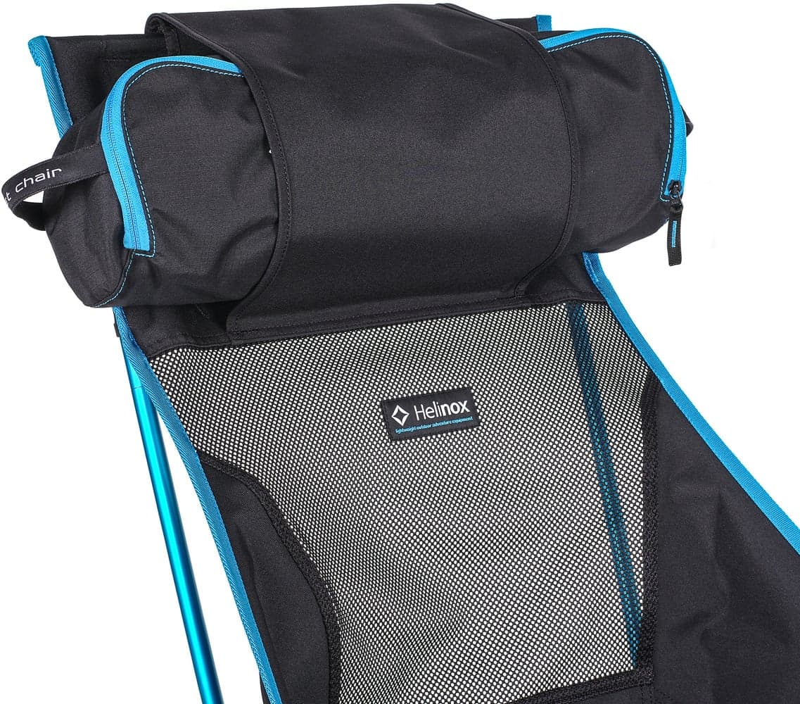 Sunset Chair retkituoli, musta/sininen, view: 2