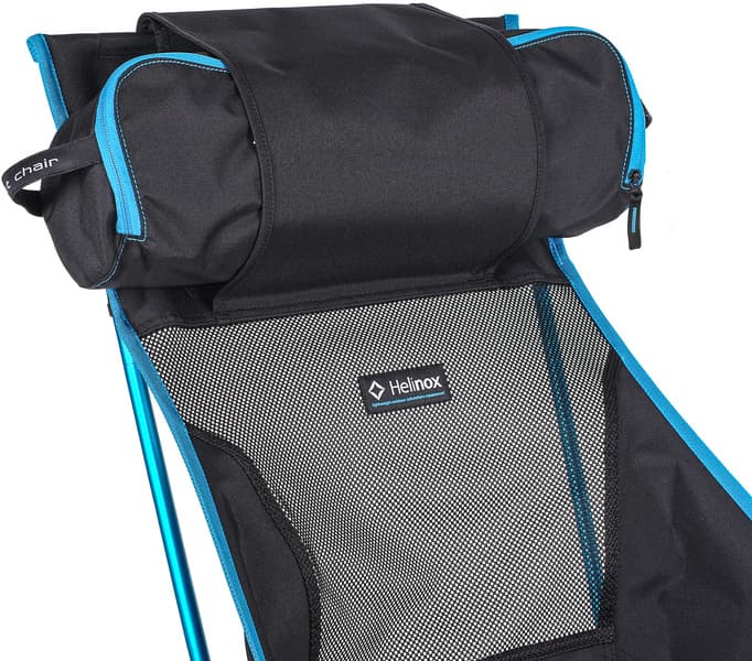 Sunset Chair retkituoli, musta/sininen, view: 2