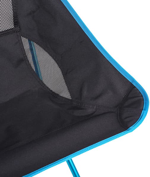 Sunset Chair retkituoli, musta/sininen, view: 3