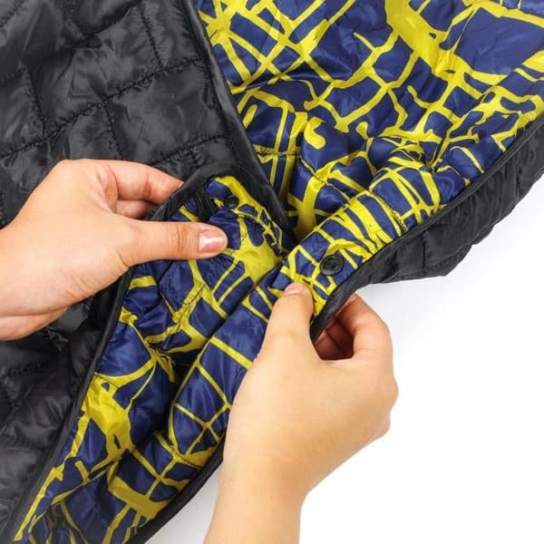 Bloncho, unisex, musta/sinikeltainen, view: 6