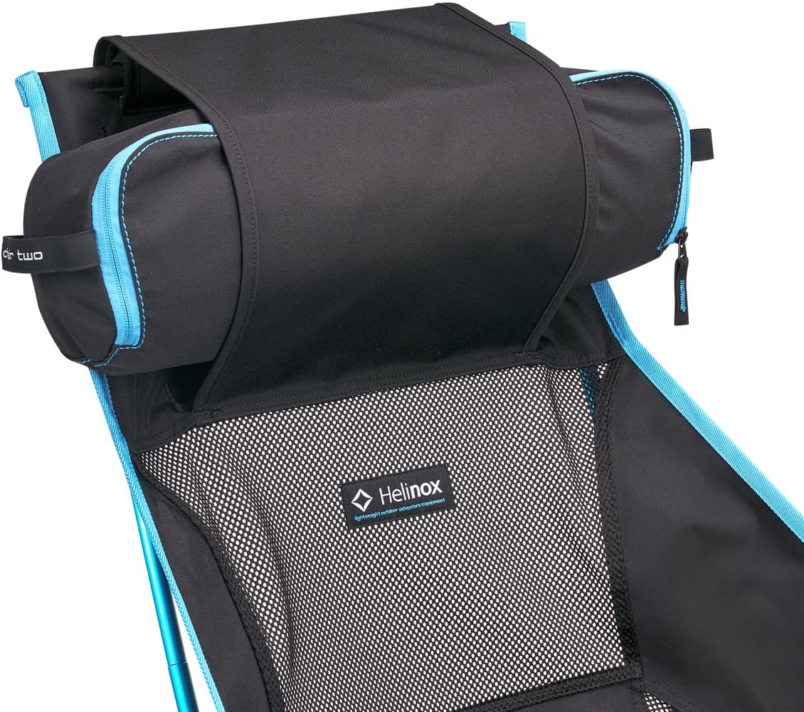 Chair Two retkituoli, musta/sininen, view: 3