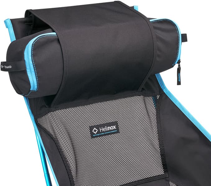 Chair Two retkituoli, musta/sininen, view: 3