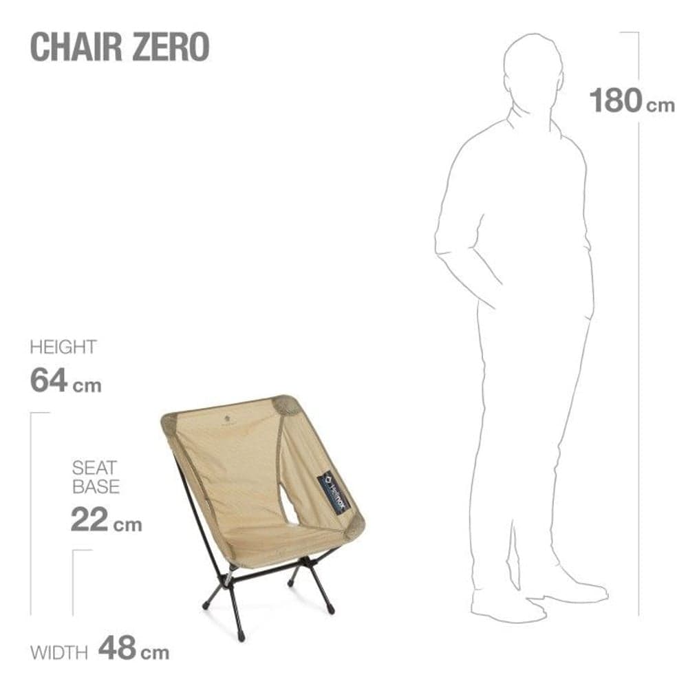Chair Zero -retkituoli, vaaleanruskea, view: 4