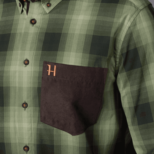 Akkan Shirt kauluspaita, Duffel Green, productDetailPage.view: 2