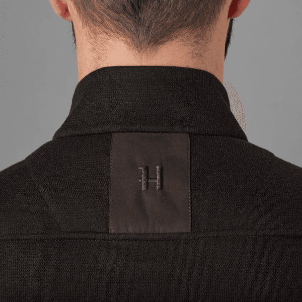 Metso Half Zip vetoketjullinen villapaita, tummanruskea, view: 5