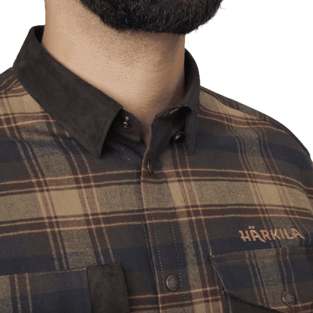 Aivak L/S Shirt flanellipaita, oliivinvihreä, view: 5