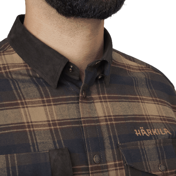 Aivak L/S Shirt flanellipaita, oliivinvihreä, view: 5