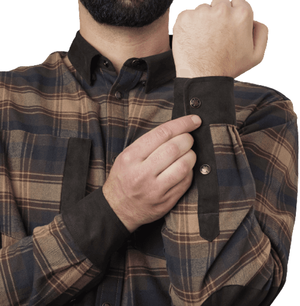 Aivak L/S Shirt flanellipaita, oliivinvihreä, view: 4