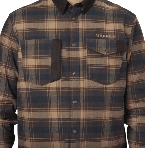 Aivak L/S Shirt flanellipaita, oliivinvihreä, view: 2