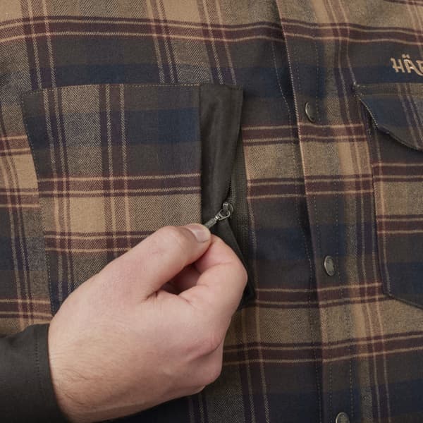 Aivak L/S Shirt flanellipaita, oliivinvihreä, view: 7