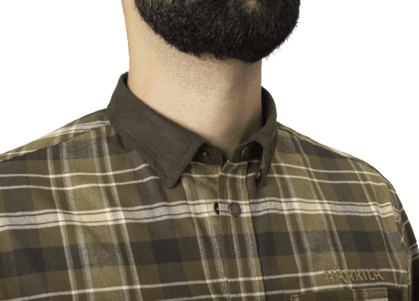 Aivak L/S Shirt flanellipaita, ruskea, view: 2