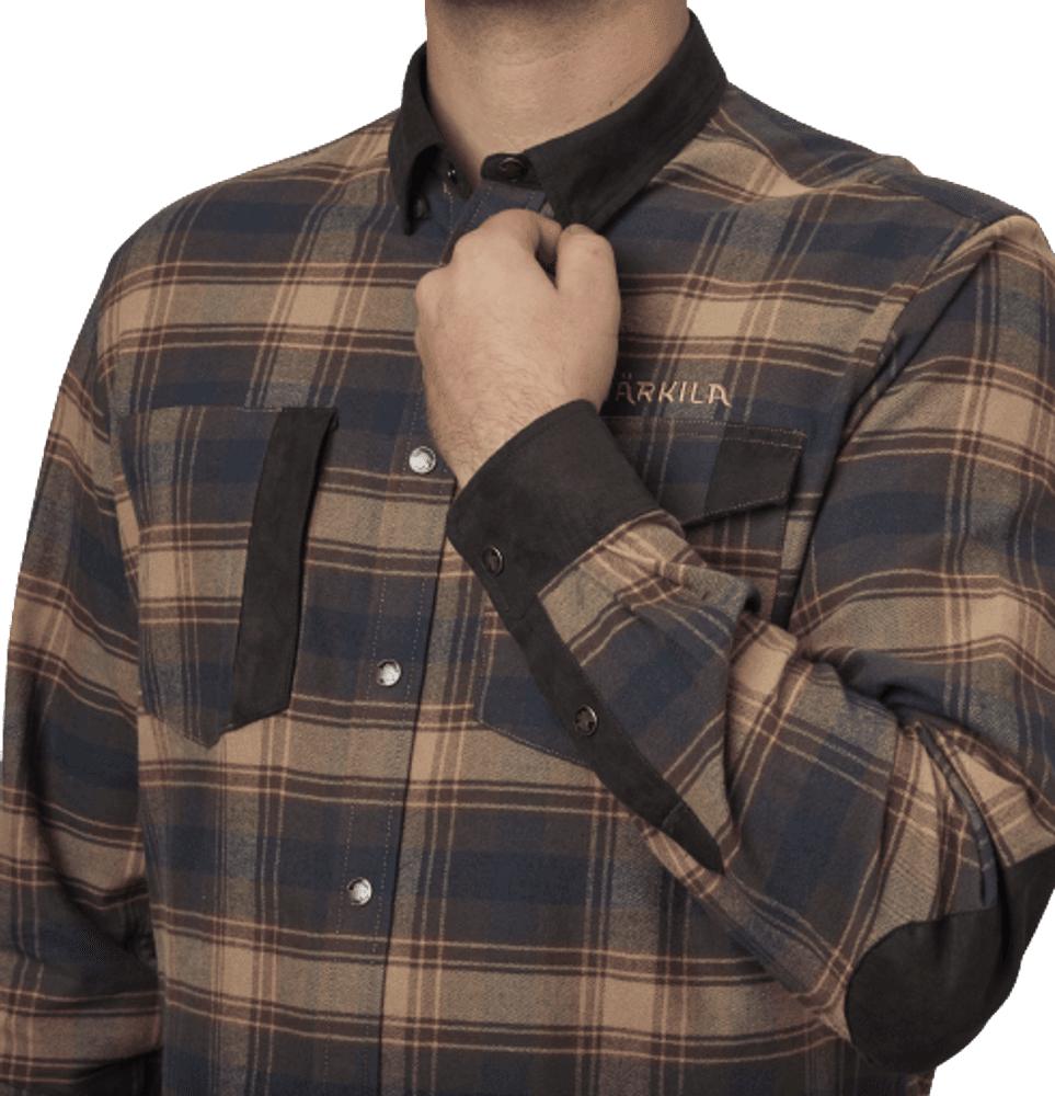 Aivak L/S Shirt flanellipaita, oliivinvihreä, view: 3