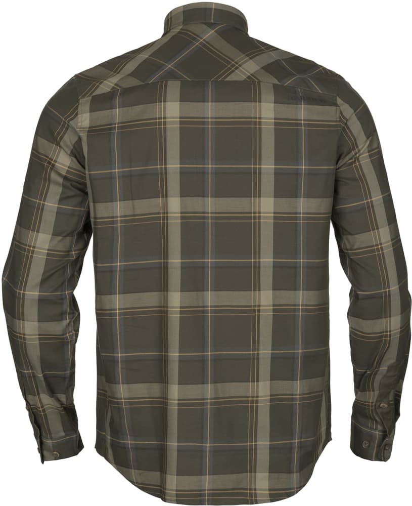 Anker L/S Shirt kauluspaita, ruskea, view: 1