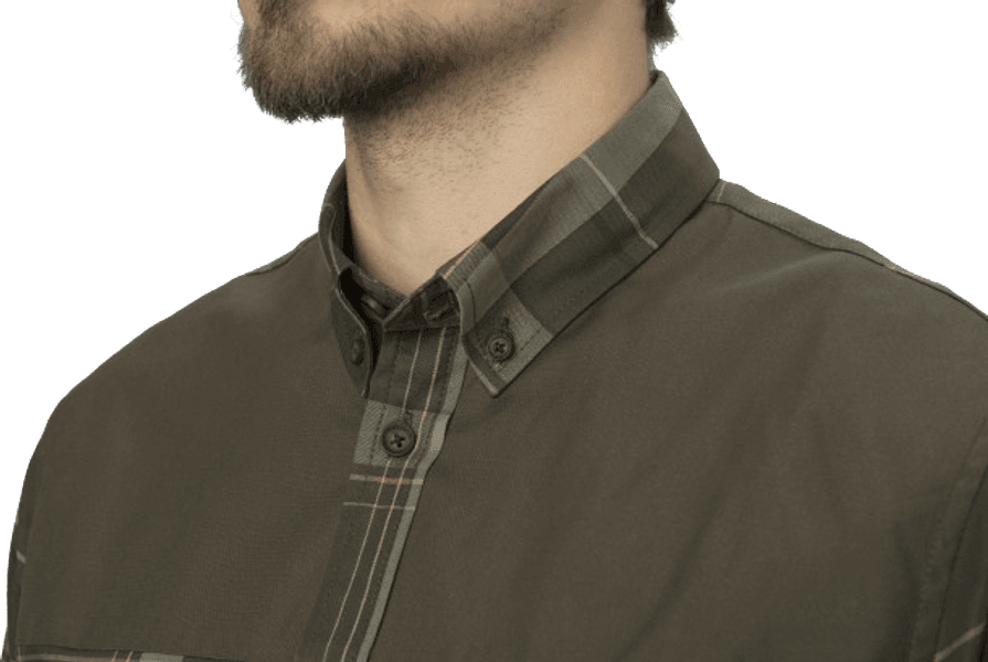 Anker L/S Shirt kauluspaita, ruskea, view: 3