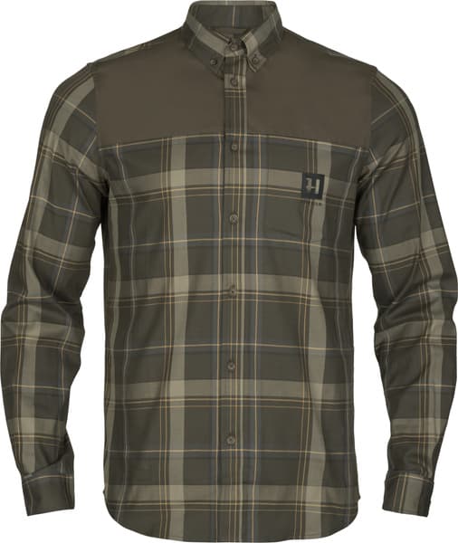 Anker L/S Shirt kauluspaita, ruskea, view: 0
