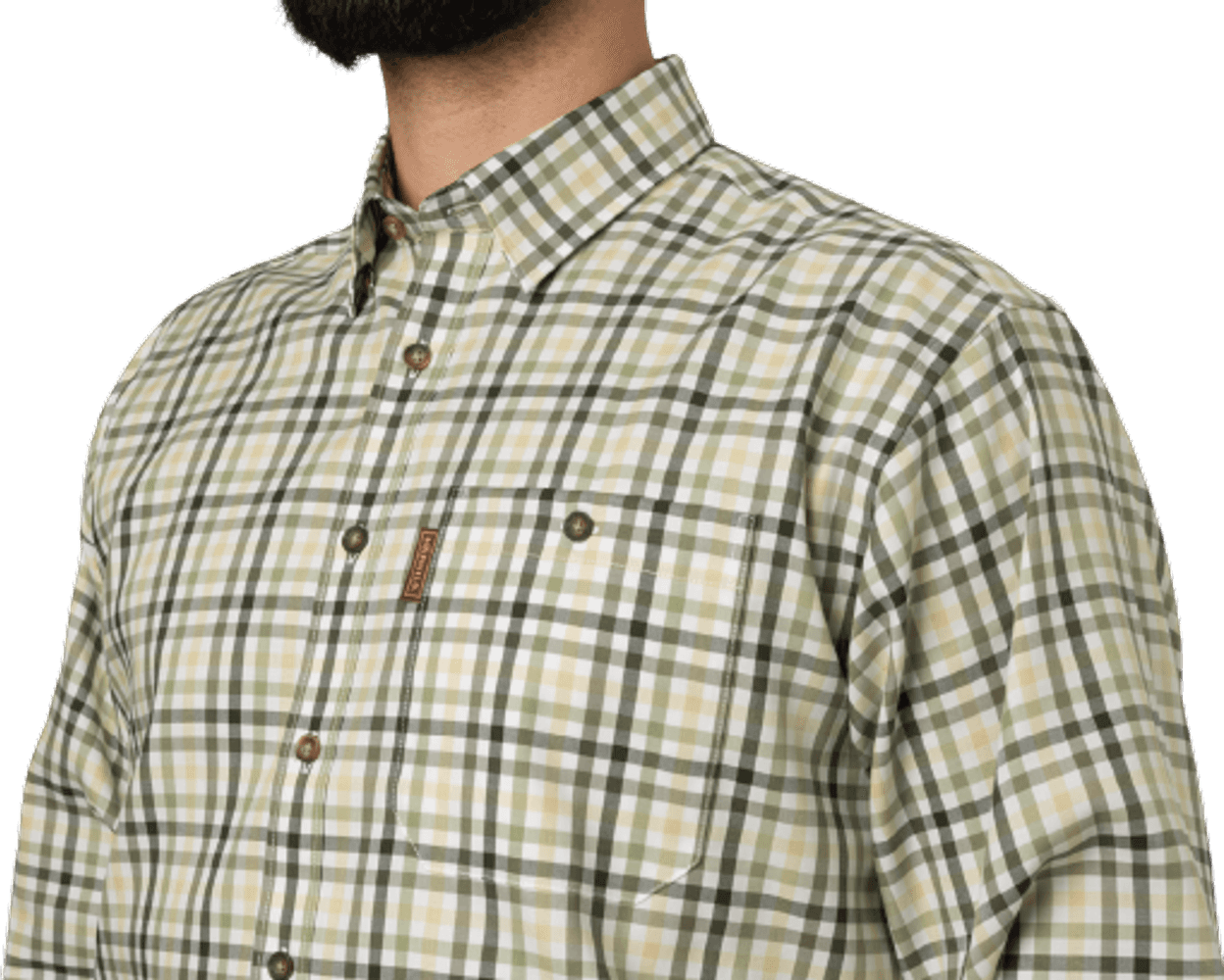 Milford Shirt kauluspaita, Beech Green Check, view: 2