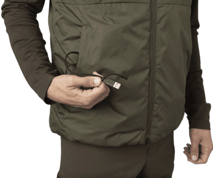 Clim8 Base Vest liivi, Willow Green, view: 2