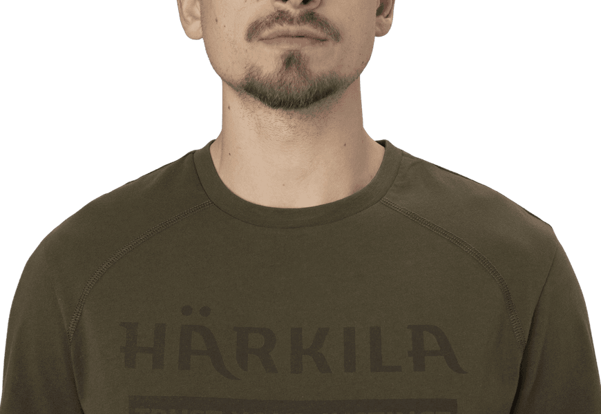 Logo S/S T-shirt paita, Willow Green, view: 2